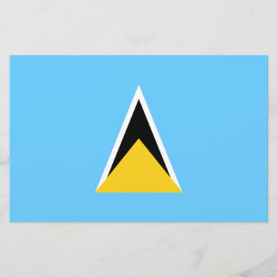 Flag of Saint Lucia (St Lucia) (Caribbean) Stationery