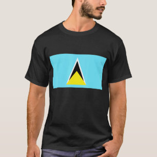 Flag Of Saint Lucia T-Shirt