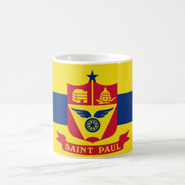 Flag of Saint Paul (Minnesota) Coffee Mug (Center)