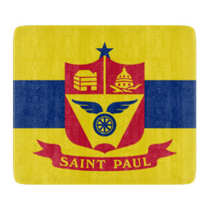 Flag of Saint Paul (Minnesota) Cutting Board