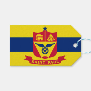 Flag of Saint Paul (Minnesota) Gift Tags