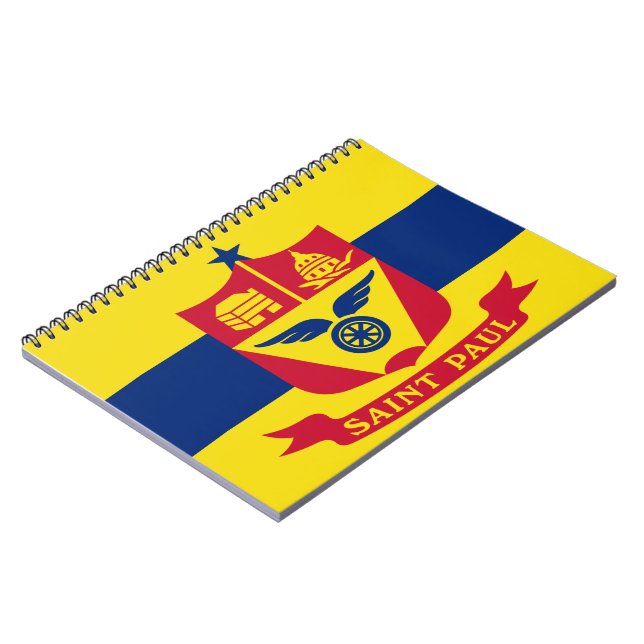 Flag of Saint Paul (Minnesota) Notebook (Left Side)