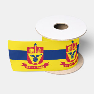 Flag of Saint Paul (Minnesota) Satin Ribbon