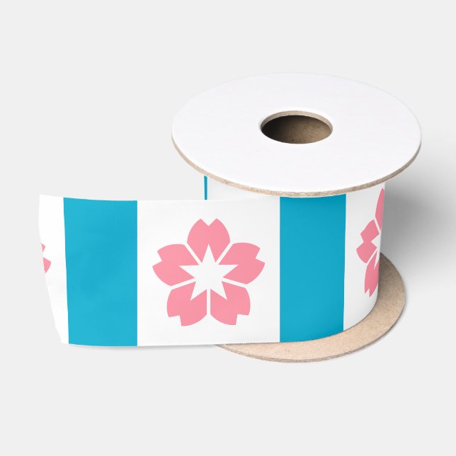 Flag of Salem, Oregon Satin Ribbon (Spool)