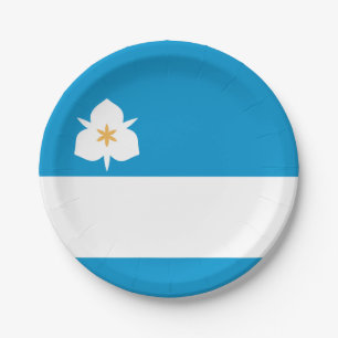 Flag of Salt Lake City, Utah Paper Plate