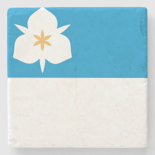 Flag of Salt Lake City, Utah Stone Coaster