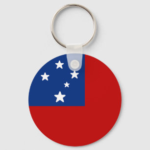 Flag of Samoa Keychain