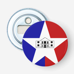 Flag of San Antonio, Texas Bottle Opener