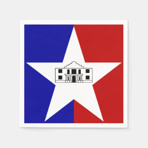Flag of San Antonio, Texas Napkin