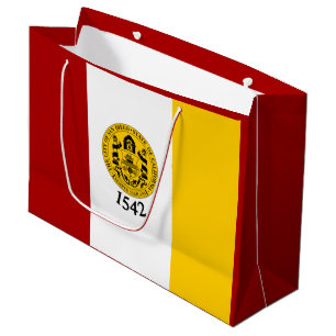 Flag of San Diego, California Large Gift Bag