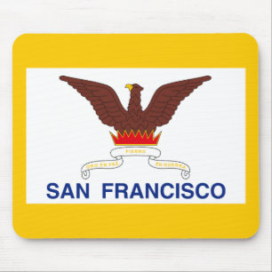 Flag of San Francisco, California Mouse Pad
