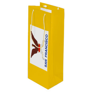 Flag of San Francisco, California Wine Gift Bag