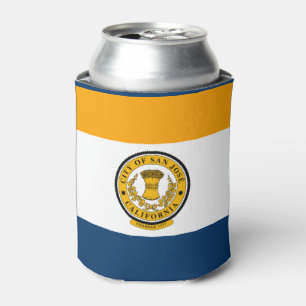 Flag of San Jose, California  Can Cooler