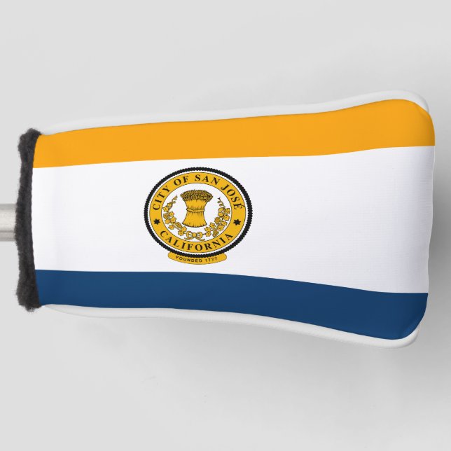 Flag of San Jose, California Golf Head Cover (Front)