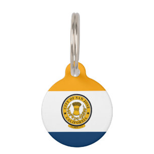 Flag of San Jose, California  Pet Tag
