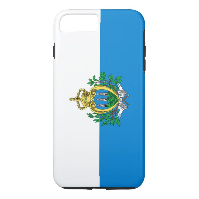 Flag of San Marino Case-Mate iPhone Case (Back)