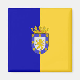 Flag of Santiago (Chile) Magnet