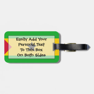 Flag of Sao Tome and Principe Easy ID Personal Luggage Tag