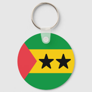 Flag of Sao Tome and Principe Keychain