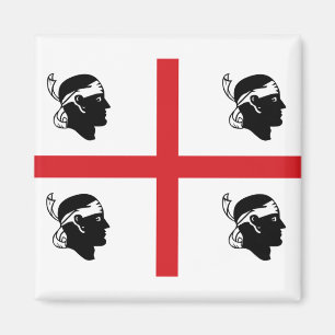 Flag of Sardegna (Italy) Magnet