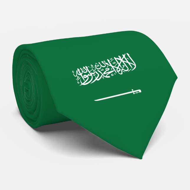 Flag of Saudi Arabia Tie (Rolled)