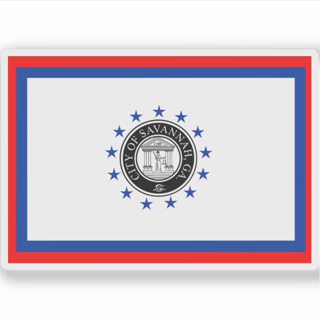 Flag of Savannah, Georgia (Front)