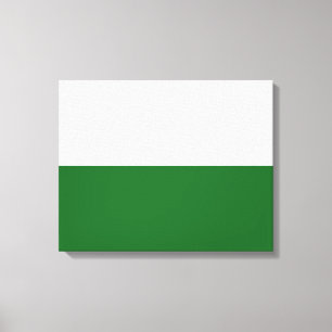 Flag of Saxony (German State) Canvas Print