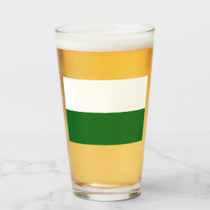 Flag of Saxony (German State) Glass