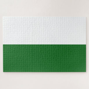 Flag of Saxony (German State) Jigsaw Puzzle