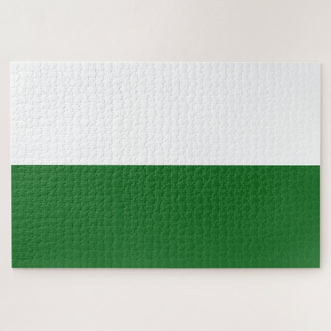 Flag of Saxony (German State) Jigsaw Puzzle (Horizontal)