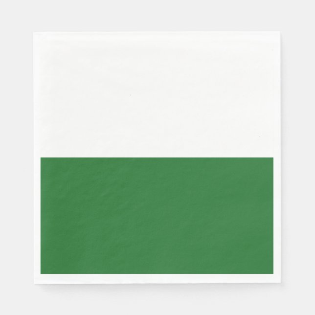Flag of Saxony (German State) Napkin (Front)