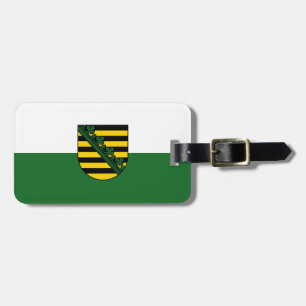 Flag of Saxony Luggage Tag