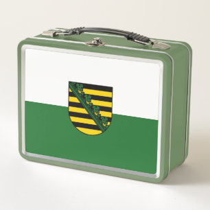 Flag of Saxony Metal Lunch Box