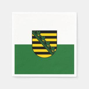 Flag of Saxony Paper Napkins