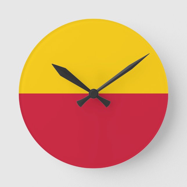 Flag of Schagen Round Clock (Front)