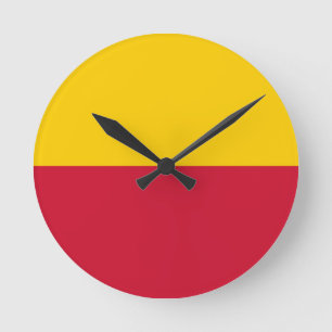 Flag of Schagen Round Clock