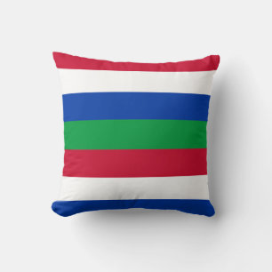 Flag of Schiermonnikoog Throw Pillow
