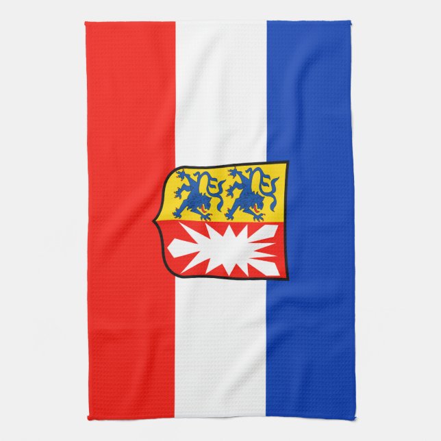 flag of Schleswig-Holstein Kitchen Towel (Vertical)