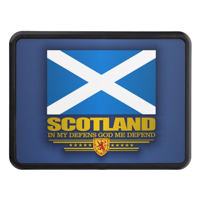 Flag of Scotland 2 Trailer Hitch Cover (Front)