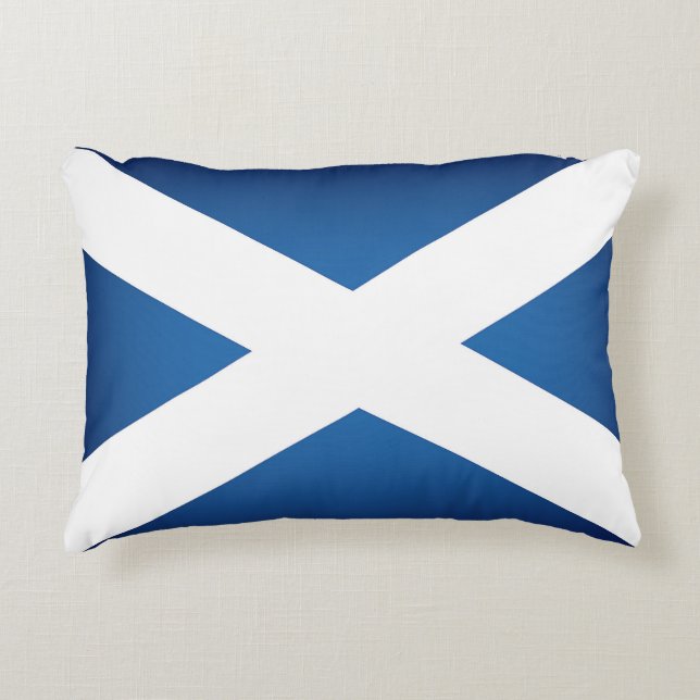 Flag of Scotland Accent Pillow (Front)