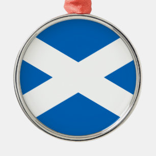 Flag of Scotland - Bratach na h-Alba Metal Ornament
