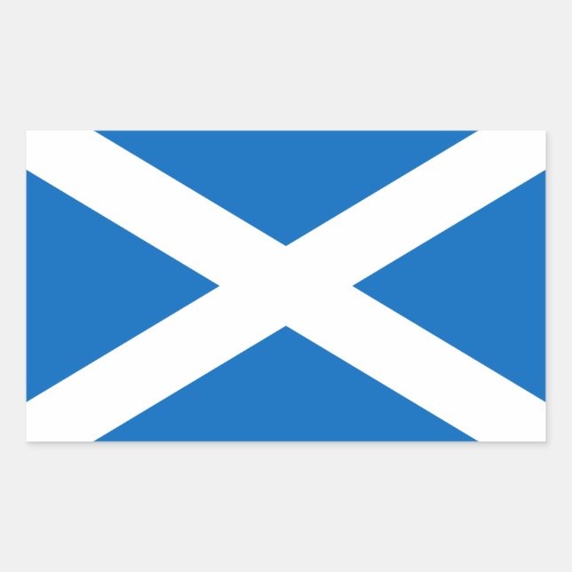 Flag of Scotland - Bratach na h-Alba Sticker (Front)