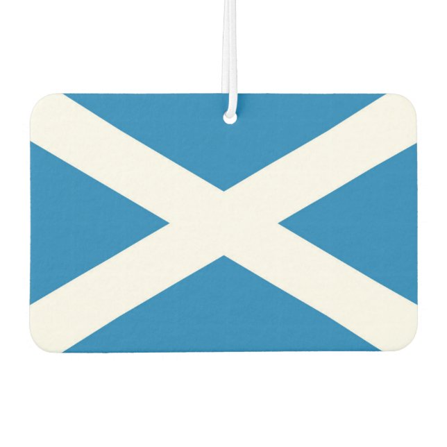 Flag Of Scotland Car Air Freshener (Front)