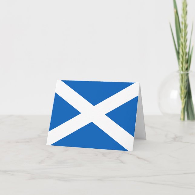 Flag of Scotland Card (Front)