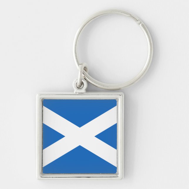 Flag of Scotland Keychain (Front)