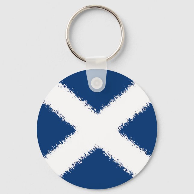 Flag of Scotland Keychain (Front)