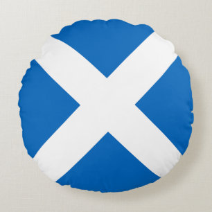 Flag of Scotland Round Pillow