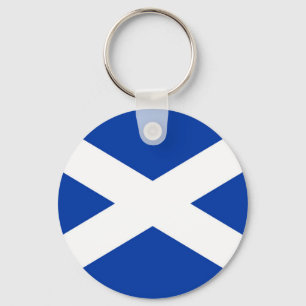 Flag of Scotland Saltire - High Quality Image Keychain