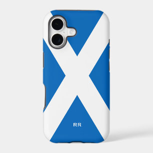 Flag of Scotland Saltire White On Blue St Andrews
