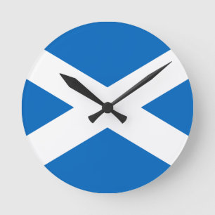 Flag of Scotland Wall Clock